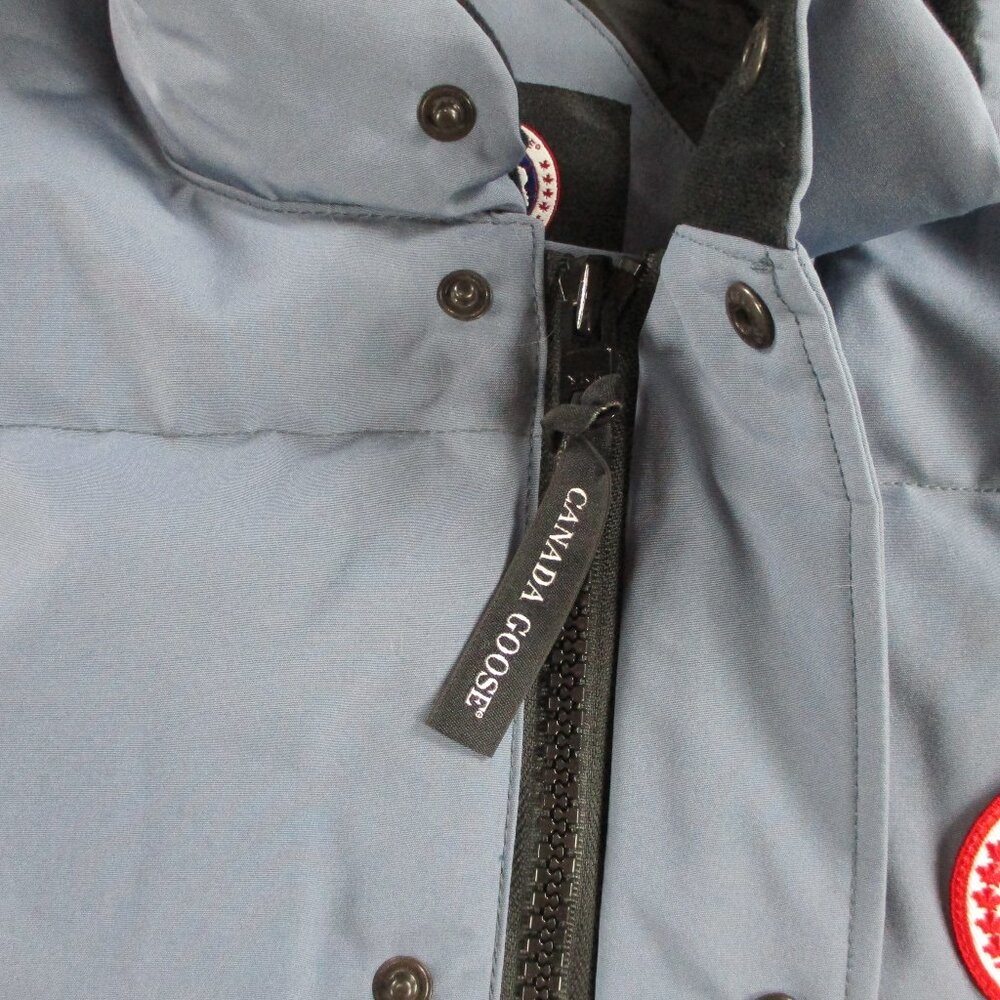 Canada Goose Freestyle Crew Vest Mens Medium Ozone Blue Down Filled Puffer NWOT - Picture 4 of 12
